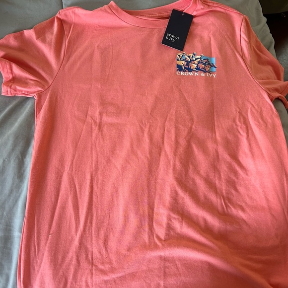 crown & ivy Southern Derby Short Sleeve Graphic T-Shirt - Picture 3 of 4
